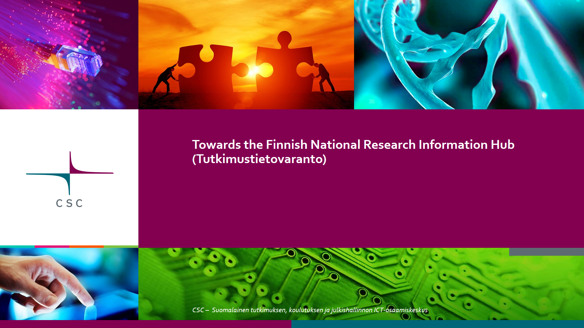 National Research Information Hub - introduction